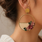Boucle d'oreille Léontine