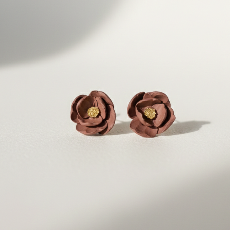 Boucle d'oreille Capucine MOYENNE