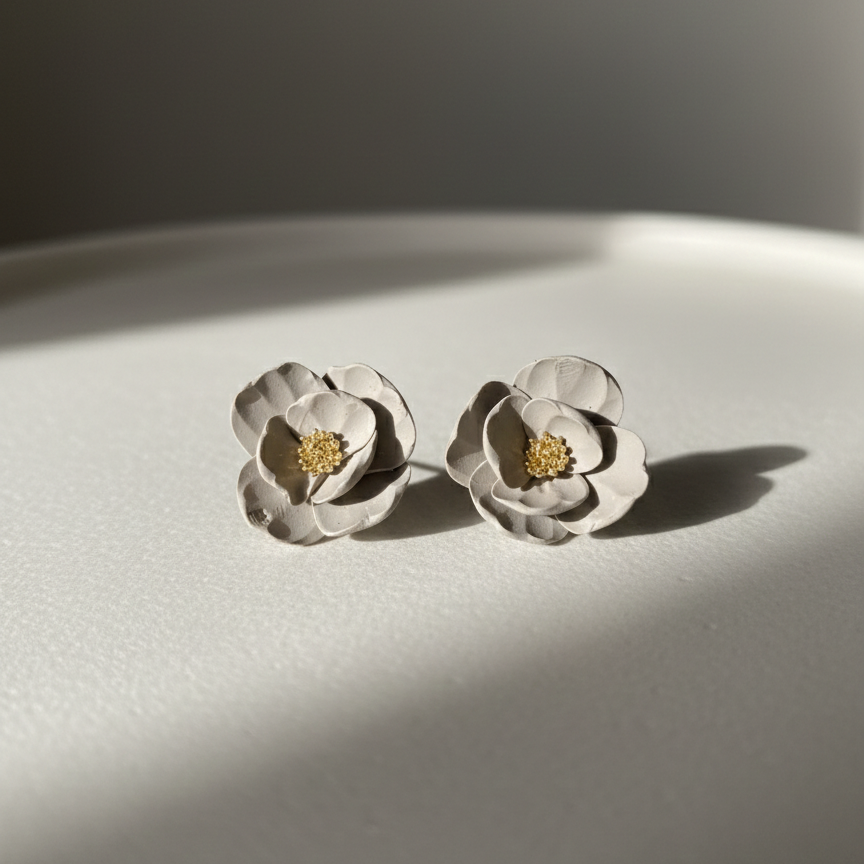 Boucle d'oreille Capucine MOYENNE