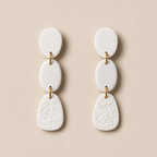 Boucle d'oreille Galets de Brume