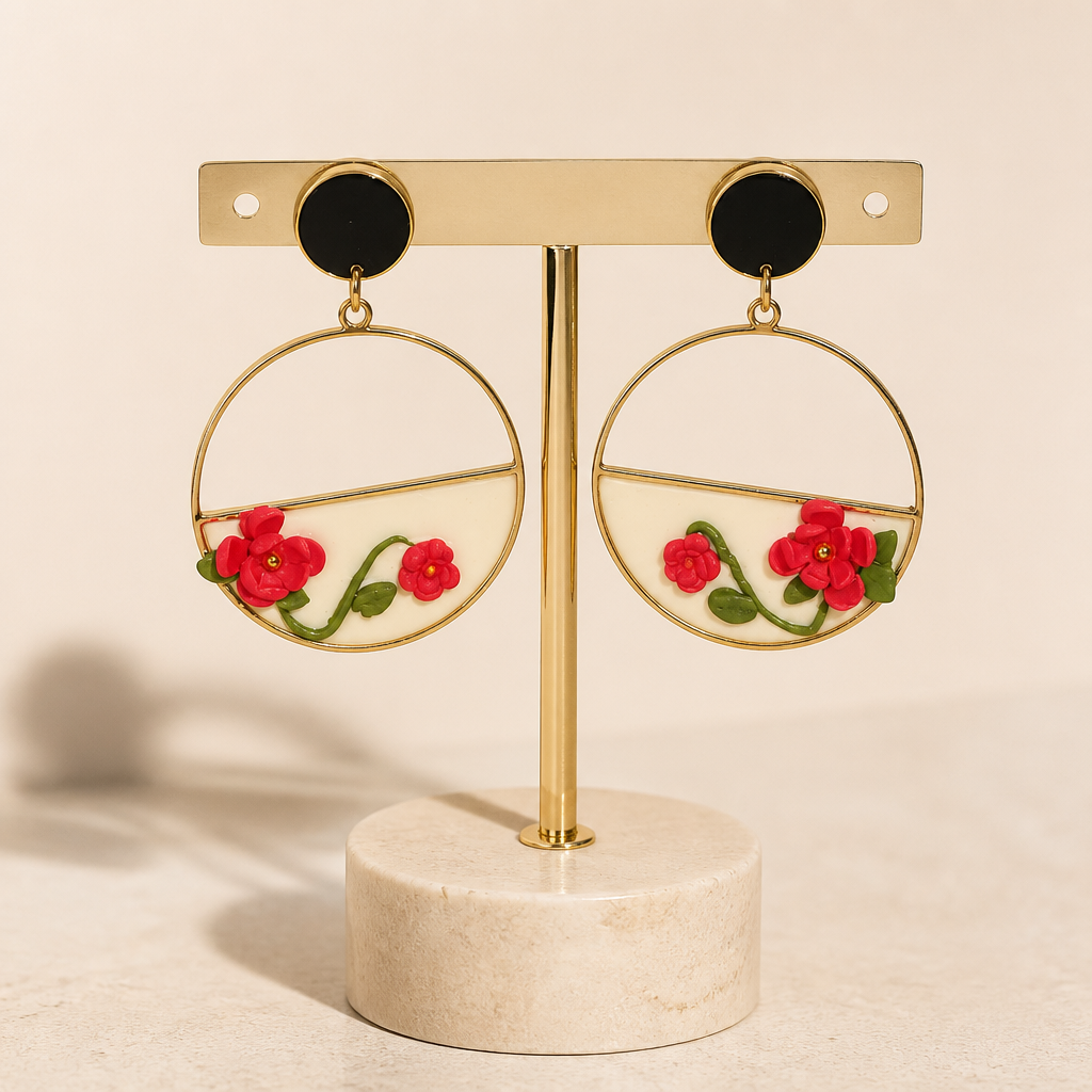 Boucle d'oreille Léontine