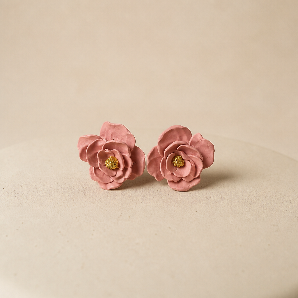 Boucle d'oreille Capucine MOYENNE