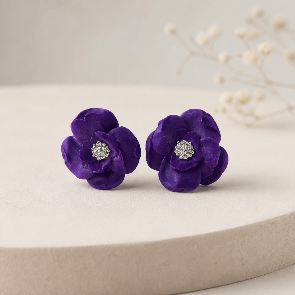 Boucle d'oreille Capucine MOYENNE