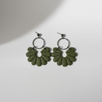 Boucles d'oreilles Rainbow Kaki
